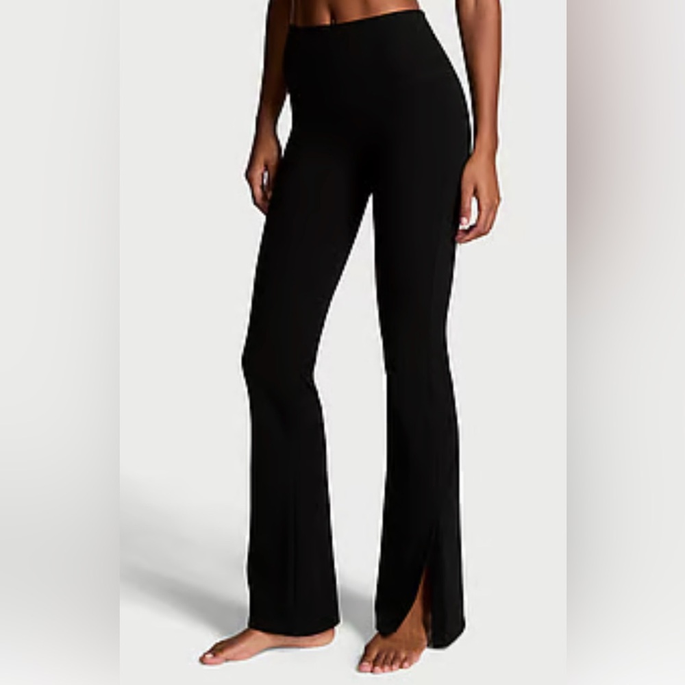 Victoria's Secret flare leg legging with split hem
